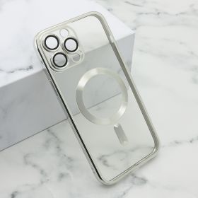 Futrola - maska CAMERA PROTECT MagSafe za iPhone 13 Pro Max (6.7) srebrna (MS).