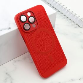 Futrola - maska BREATH MagSafe za iPhone 13 Pro (6.1) crvena (MS).