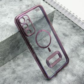 Futrola - maska COLOR EDGE MagSafe za Samsung A156 Galaxy A15 5G roze (MS).