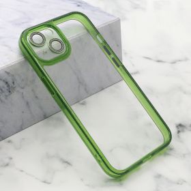 Futrola - maska DIAMOND LENS za iPhone 13 (6.1) zelena (MS).