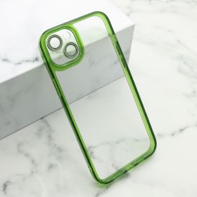 Futrola - maska DIAMOND LENS za iPhone 15 Plus (6.7) zelena (MS).