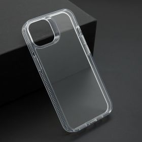 Futrola - maska COLOR FRAME za iPhone 14 (6.1) srebrna (MS).