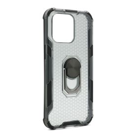 Futrola - maska DEFENDER RING providna za iPhone 13 Pro (6.1) crna (MS).