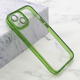 Futrola - maska DIAMOND LENS za iPhone 14 (6.1) zelena (MS).