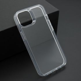 Futrola - maska COLOR FRAME za iPhone 13 (6.1) srebrna (MS).