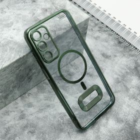 Futrola - maska COLOR EDGE MagSafe za Xiaomi Redmi 13C/Poco C65 zelena (MS).