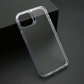 Futrola - maska COLOR FRAME za iPhone 15 Plus (6.7) srebrna (MS).
