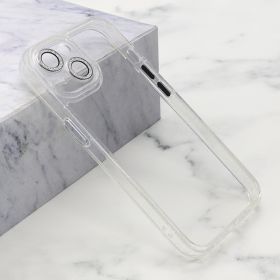 Futrola - maska DIAMOND LENS za iPhone 15 (6.1) Transparent (MS).