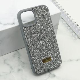 Futrola - maska DIAMOND SELECTION za iPhone 15 (6.1) srebrna (MS).