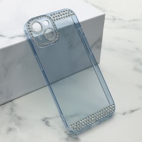 Futrola - maska DIAMOND SIDE za iPhone 14 (6.1) plava (MS).