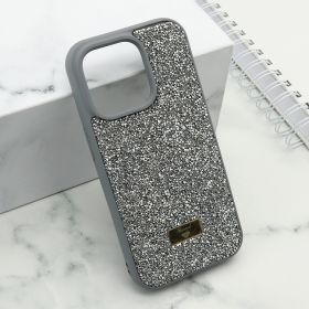 Futrola - maska DIAMOND SELECTION za iPhone 14 Pro (6.1) srebrna (MS).