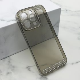 Futrola - maska DIAMOND SIDE za iPhone 14 Pro (6.1) braon (MS).