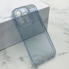 Futrola - maska DIAMOND SIDE za iPhone 14 Pro (6.1) plava (MS).