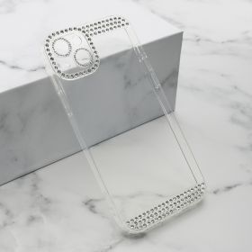 Futrola - maska DIAMOND SIDE za iPhone 14 Plus (6.7) Transparent (MS).