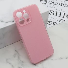 Futrola - maska GLOW SHINING za iPhone 15 Pro Max (6.7) roze (MS).