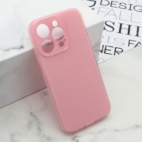 Futrola - maska GLOW SHINING za iPhone 15 Pro (6.1) roze (MS).