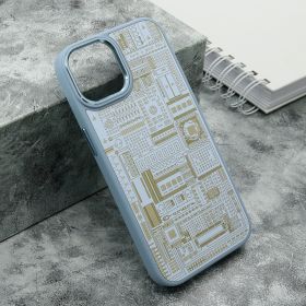 Futrola - maska MACHINERY za iPhone 14 (6.1) plava (MS).