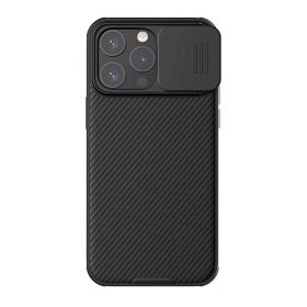 Futrola - maska Nillkin Cam Shield Pro za iPhone 15 Pro Max (6.7) crna (MS).