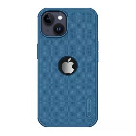 Futrola - maska Nillkin Super Frost Pro za iPhone 15 (6.1) plava (logo cut) (MS).