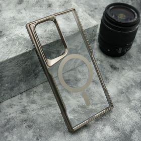 Futrola - maska PLATINUM MagSafe za Samsung S918B Galaxy S23 Ultra 5G zlatna (MS).