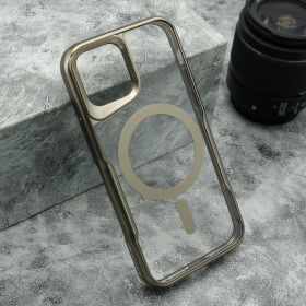 Futrola - maska PLATINUM MagSafe za iPhone 12/12 Pro (6.1) zlatna (MS).