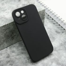 Silikonska futrola - maska Pro Camera za iPhone 15 (6.1) crna (MS).