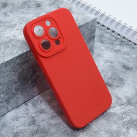Silikonska futrola - maska Pro Camera za iPhone 14 Pro (6.1) crvena (MS).