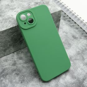 Silikonska futrola - maska Pro Camera za iPhone 15 Plus (6.7) tamno zelena (MS).