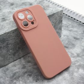 Silikonska futrola - maska Pro Camera za iPhone 14 Pro Max (6.7) roze (MS).