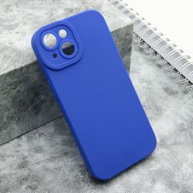 Silikonska futrola - maska Pro Camera za iPhone 15 (6.1) tamno plava (MS).