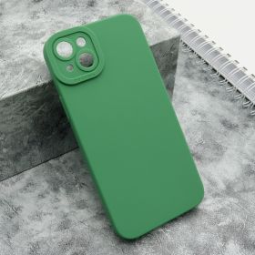 Silikonska futrola - maska Pro Camera za iPhone 14 Plus (6.7) tamno zelena (MS).