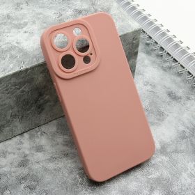 Silikonska futrola - maska Pro Camera za iPhone 15 Pro (6.1) roze (MS).