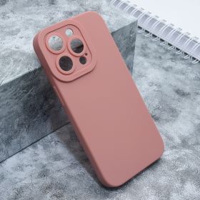 Silikonska futrola - maska Pro Camera za iPhone 14 Pro (6.1) roze (MS).