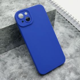 Silikonska futrola - maska Pro Camera za iPhone 14 Plus (6.7) tamno plava (MS).