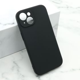 Futrola - maska Soft Silicone za iPhone 15 (6.1) crna (MS).