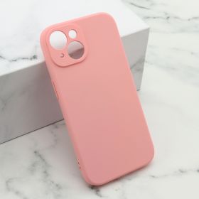 Futrola - maska Soft Silicone za iPhone 15 (6.1) roze (MS).