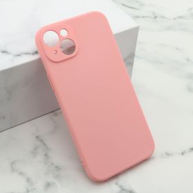 Futrola - maska Soft Silicone za iPhone 15 Plus (6.7) roze (MS).