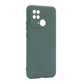 Futrola - maska Soft Silicone za Xiaomi Redmi 10C tamno zelena (MS).