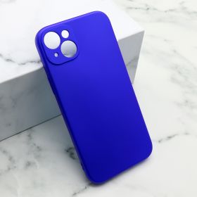 Futrola - maska Soft Silicone za iPhone 15 Plus (6.7) plava (MS).