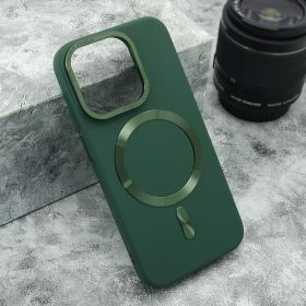 Futrola - maska TRUE COLOR MAGSAFE za iPhone 15 Pro (6.1) zelena (MS).