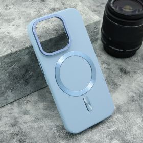 Futrola - maska TRUE COLOR MAGSAFE za iPhone 15 Pro (6.1) svetlo plava (MS).