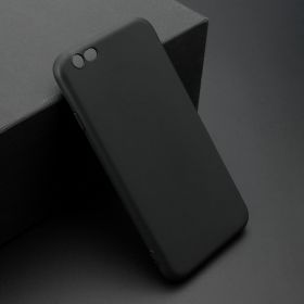 Futrola - maska ultra tanki KOLOR za iPhone 6G/6S crna (MS).