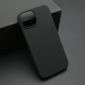 Futrola - maska ultra tanki KOLOR za iPhone 15 (6.1) crna (MS).