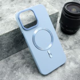 Futrola - maska TRUE COLOR MAGSAFE za iPhone 14 Pro Max (6.7) svetlo plava (MS).