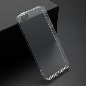Futrola - maska ultra tanki PROTECT silikon za iPhone 5G/5S/SE providna (bela) (MS).