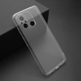 Futrola - maska ultra tanki PROTECT silikon za Xiaomi Redmi 12C providna (bela) (MS).