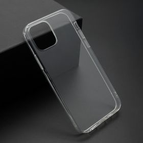 Futrola - maska ultra tanki PROTECT silikon za iPhone 12/12 Pro (6.1) providna (bela) (MS).