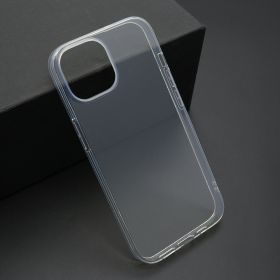 Futrola - maska ultra tanki PROTECT silikon za iPhone 15 (6.1) providna (bela) (MS).
