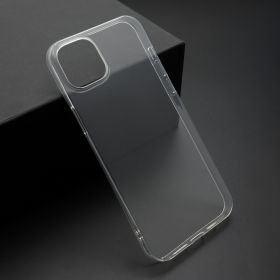 Futrola - maska ultra tanki PROTECT silikon za iPhone 14 Plus (6.7) providna (bela) (MS).