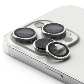 Zastita za kameru DIAMOND za iPhone 15 Pro (6.1)/iPhone 15 Pro Max (6.7) srebrna (MS).